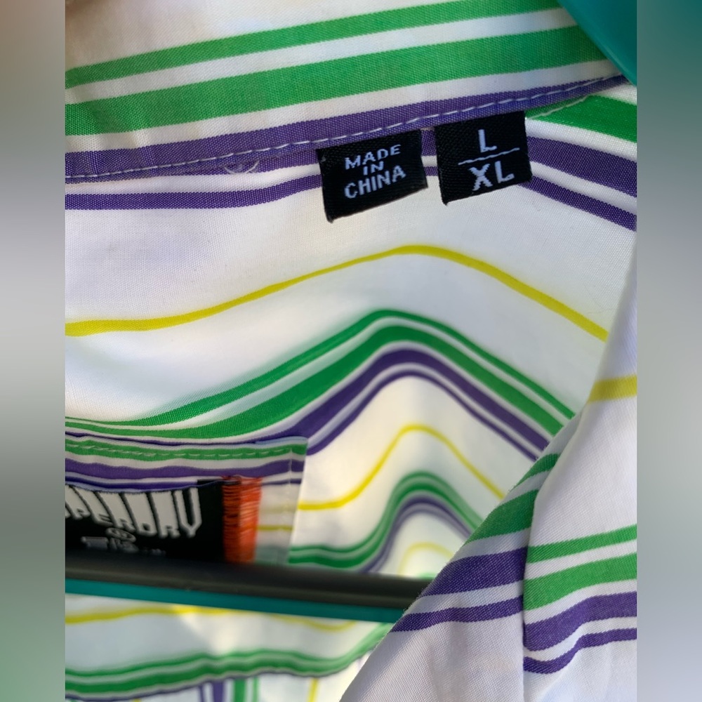 Superdry Men’s Short Sleeve Button Down Striped - Picture 4 of 5
